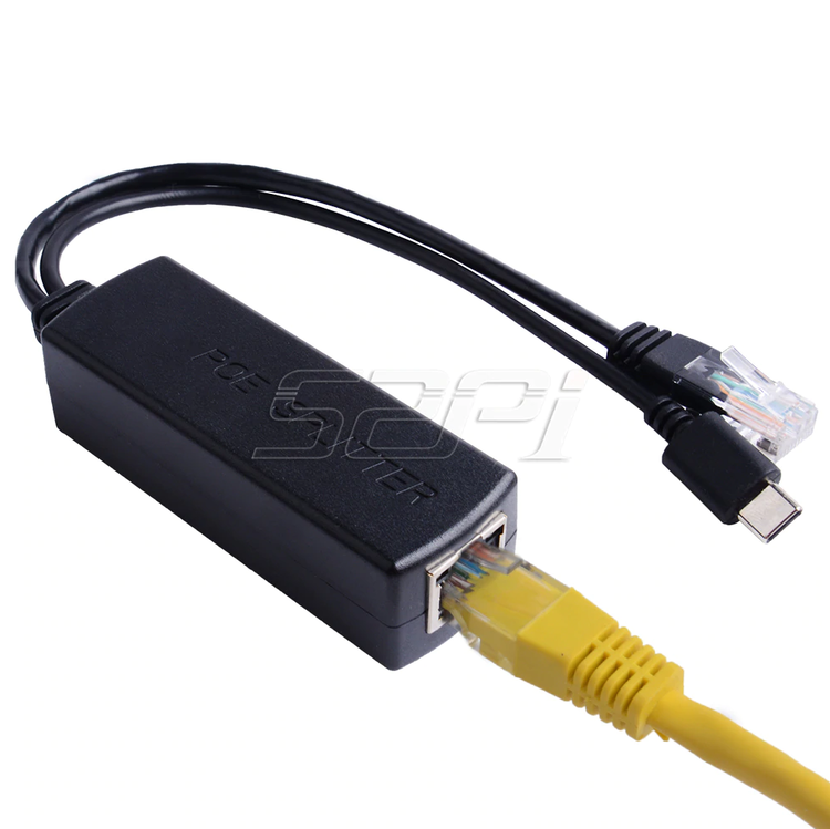 Gigabit Raspberry Pi PoE Splitter Gigabit USB Type C Power Over Ethernet IEEE 802.3af PoE Switch Extension