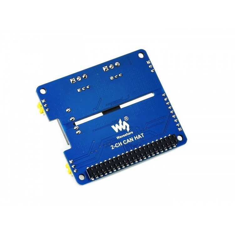 2-Channel Isolated CAN Expansion HAT for Raspberry Pi, Dual Chips Solution