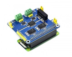 2-Channel Isolated CAN Expansion HAT for Raspberry Pi, Dual Chips Solution