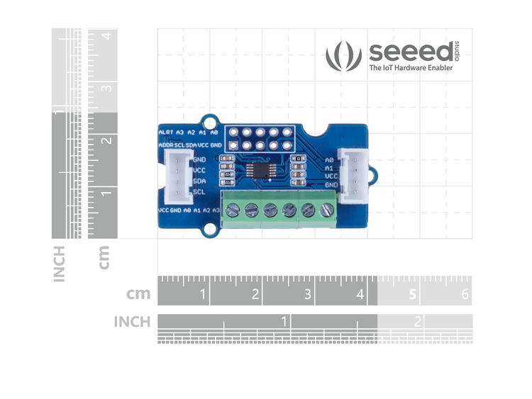 4 Channel 16-bit ADC (ADS1115) w/ Programmable Amplifier Gain