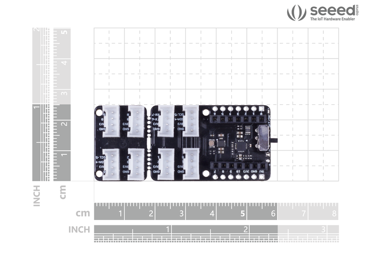 Grove Shield for Seeeduino XIAO - with embedded battery management chip