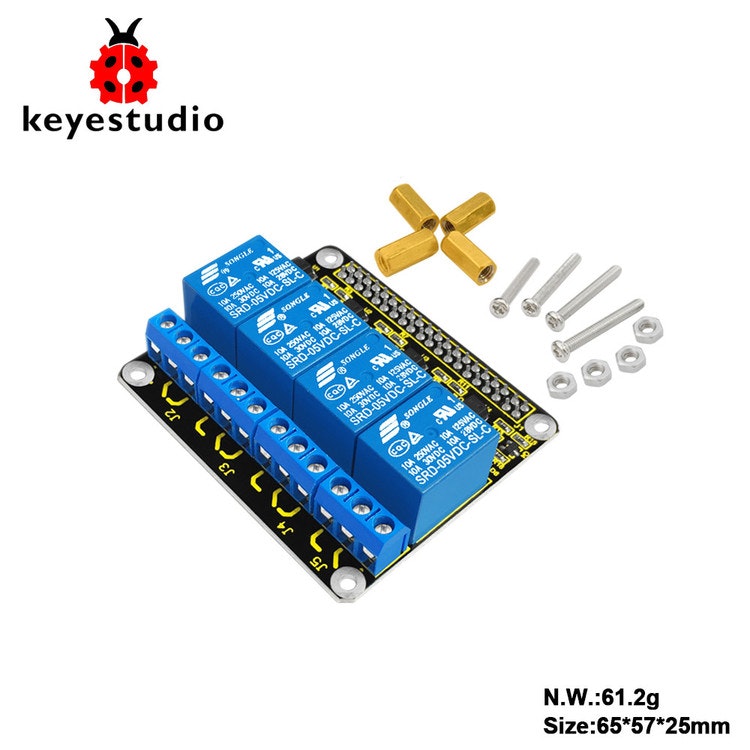 RPI 4channel-Relay 5V Shield for Raspberry Pi