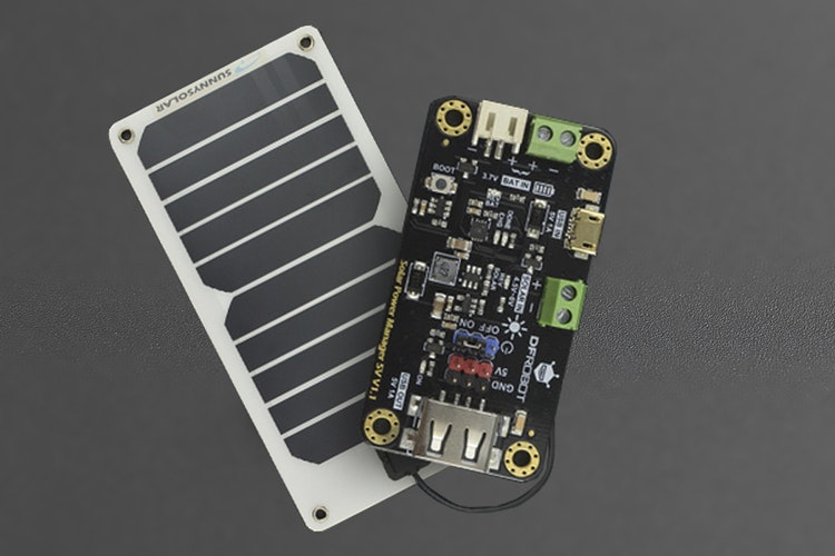 Solar Power Manager with Panel (5V 1A)