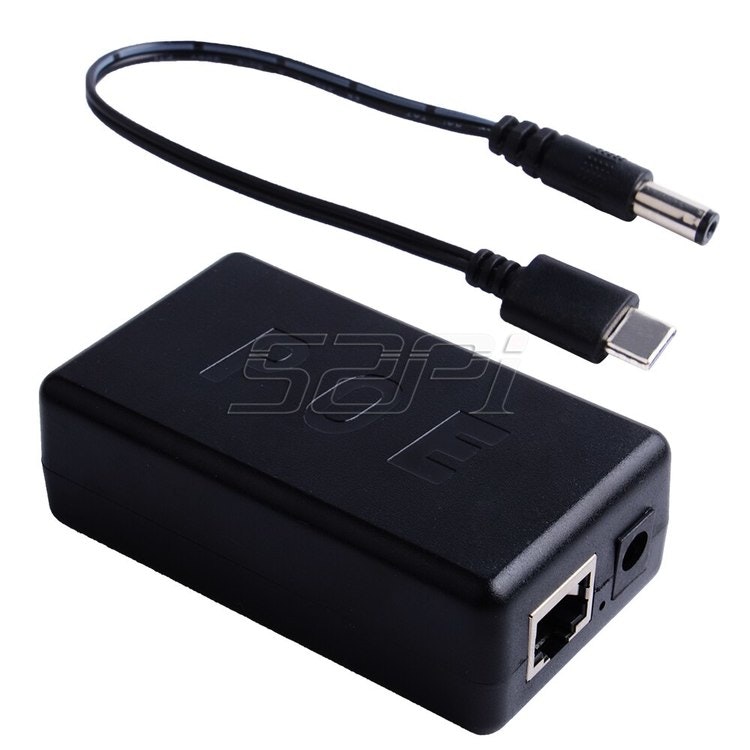Gigabit USB-C PoE Splitter 48V to 5V for RPi 4B - HiTechChain