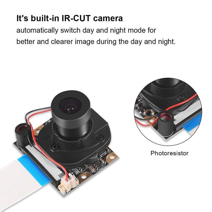 5MP CMOS Automatic IR-CUT Module Board Raspberry Pi Camera Module