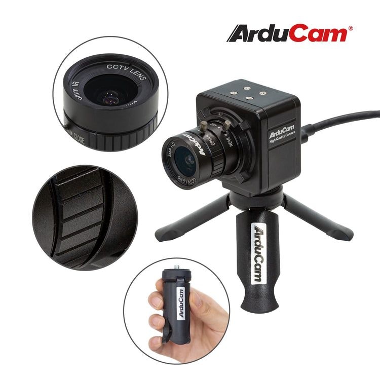 Arducam Complete High Quality Camera Bundle for Raspberry Pi, 12.3MP 1/2.3 Inch