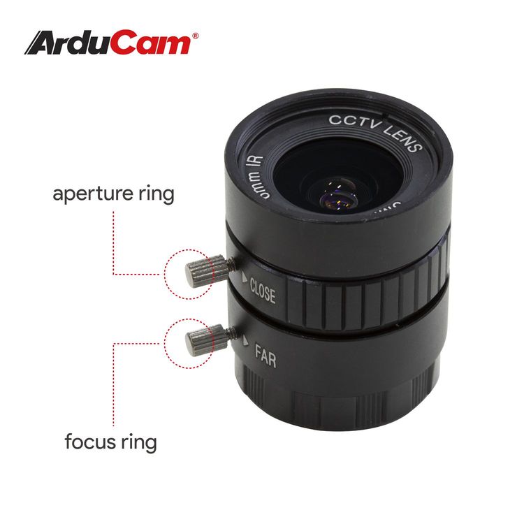Arducam Complete High Quality Camera Bundle for Raspberry Pi, 12.3MP 1/2.3 Inch