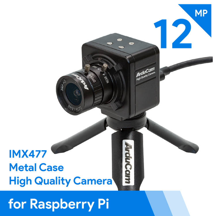 Arducam Complete High Quality Camera Bundle for Raspberry Pi, 12.3MP 1/2.3 Inch