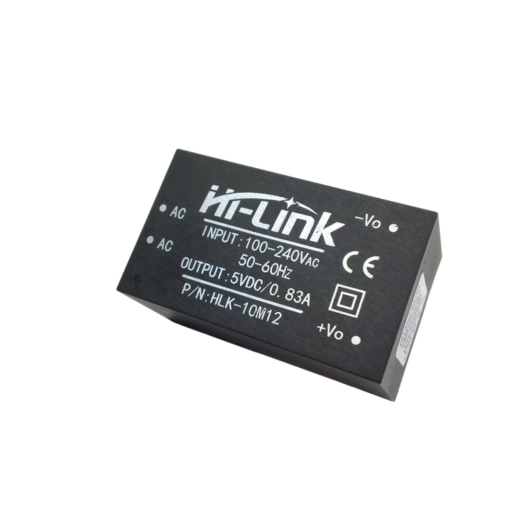 HLK-10M12 AC DC 220V to 12V 10W isolated intelligent mini power supply module for smart device