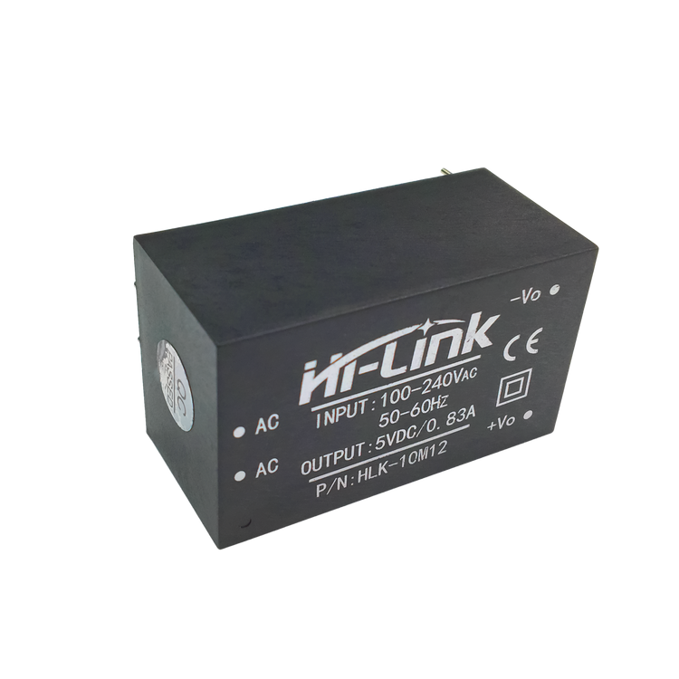 HLK-10M12 AC DC 220V to 12V 10W isolated intelligent mini power supply module for smart device