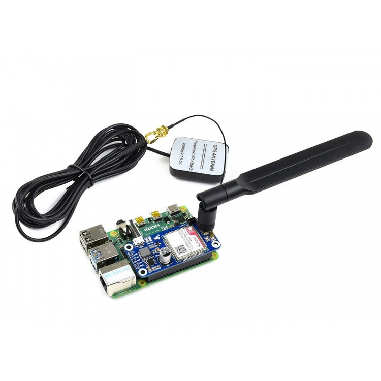 SIM7070G NB-IoT / Cat-M / GPRS / GNSS HAT for Raspberry Pi, global band support