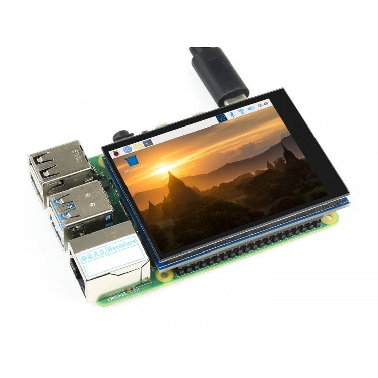 2.8inch Capacitive Touch Screen LCD for Raspberry Pi, 480×640, DPI, IPS