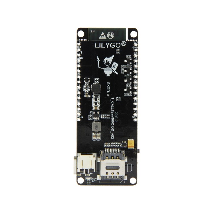 LILYGO® TTGO T-Call&SIM800C-DS V02 ESP32 WIFI Bluetooth Nano Card Slot SIM800C