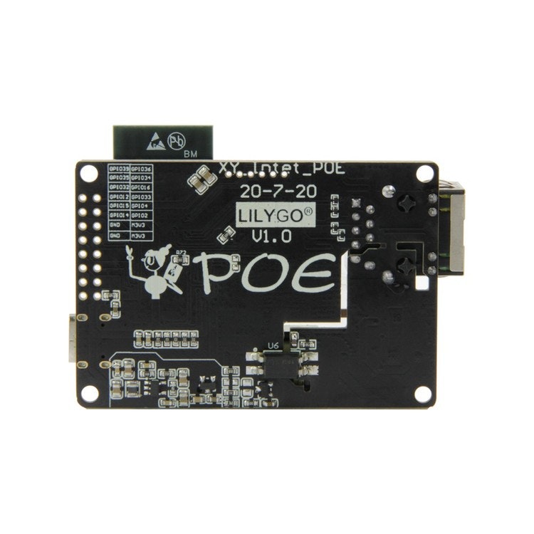 LILYGO® TTGO T-Internet-POE ESP32-WROOM LAN8720A Chip Ethernet Adapter with downloader