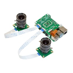 Arducam 12MP*2 Synchronized Stereo Camera Bundle Kit for Raspberry Pi