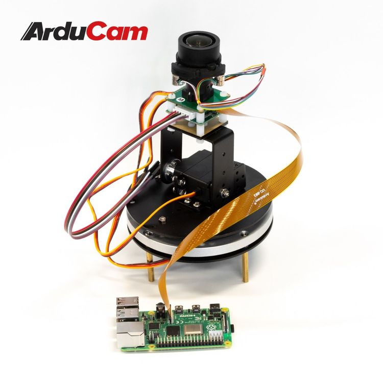 Arducam IMX477 12MP PTZ Camera for Raspberry Pi 4 and Jetson Nano/Xavier NX, IR-Cut Switchable Camera  with base