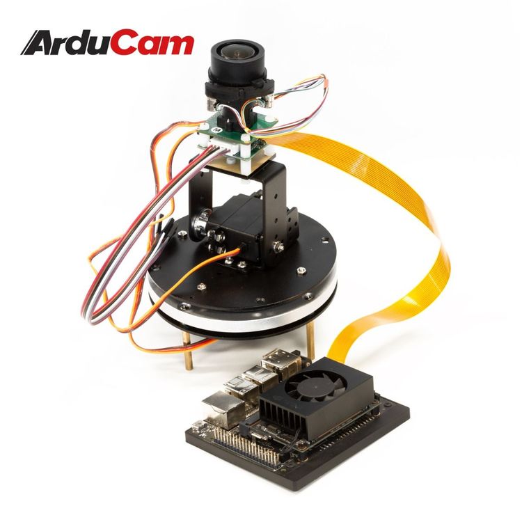 Arducam IMX477 12MP PTZ Camera for Raspberry Pi 4 and Jetson Nano/Xavier NX, IR-Cut Switchable Camera  with base