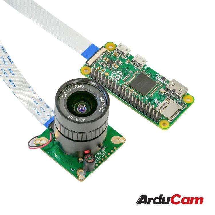 Arducam High Quality IR-CUT Camera for Raspberry Pi 12.3MP 1/2.3 Inch IMX477 HQ Camera Module with 6mm CS