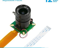 Arducam High Quality IR-CUT Camera for Raspberry Pi 12.3MP 1/2.3 Inch IMX477 HQ Camera Module with 6mm CS