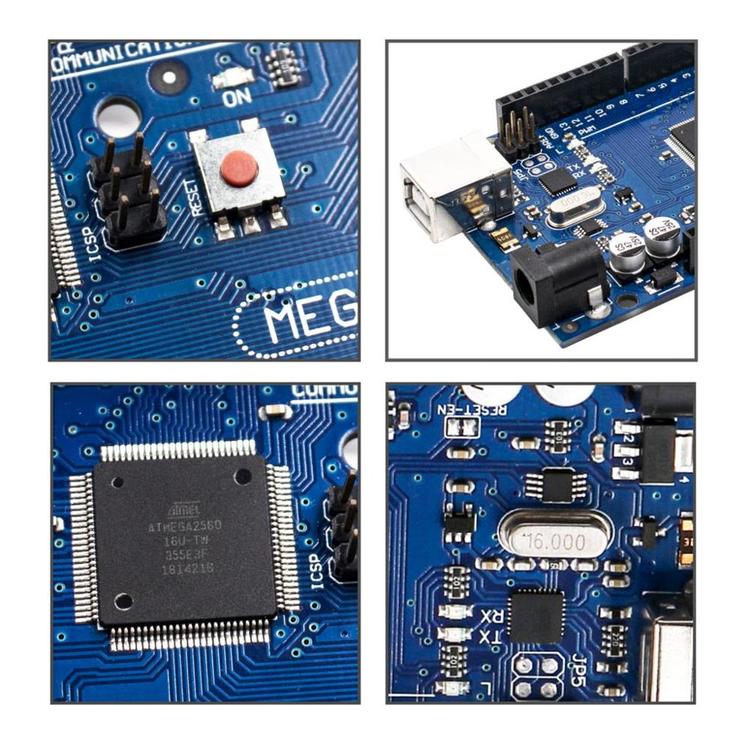 Mega 2560 R3 Board with USB Cable