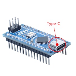 NANO V3 CH340 ATMEGA328  with USB Type-C