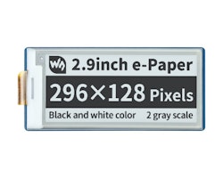 2.9inch E-Paper E-Ink Display Module for Raspberry Pi Pico, 296×128, Black / White, SPI