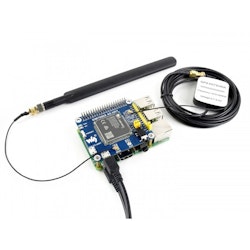 SIM7600G-H 4G HAT For Raspberry Pi, LTE Cat-4 4G / 3G / 2G Support, GNSS Positioning, Global Band