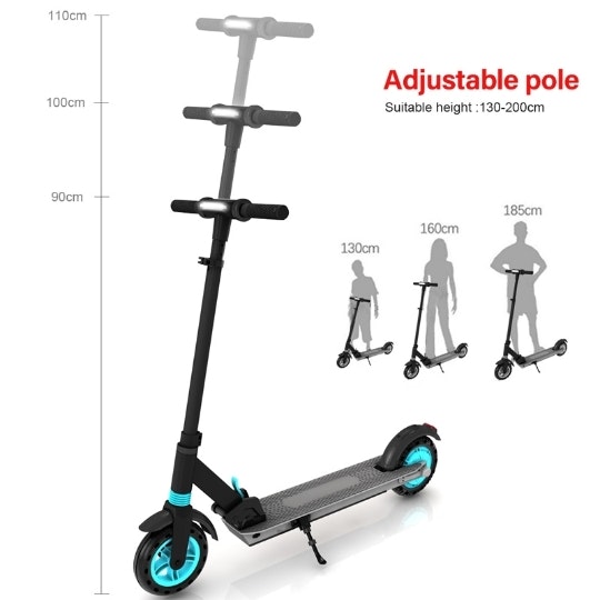 X8 Pro Electric scooter justerbar höjd och  vikbar