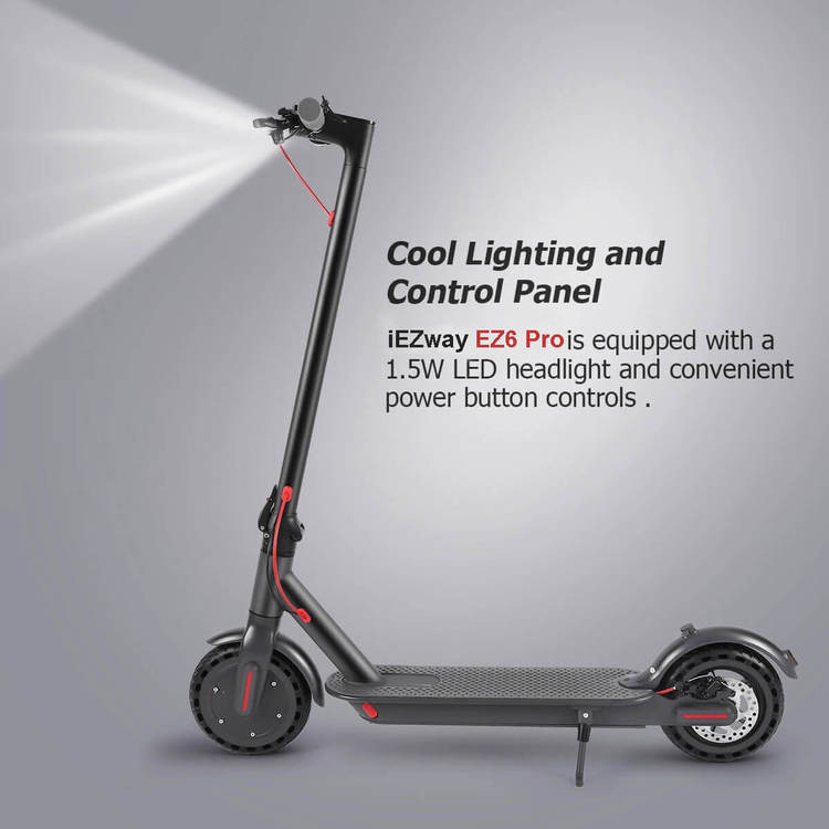 iEZway EZ6 Pro Electric Scooter vikbar med app kontroll