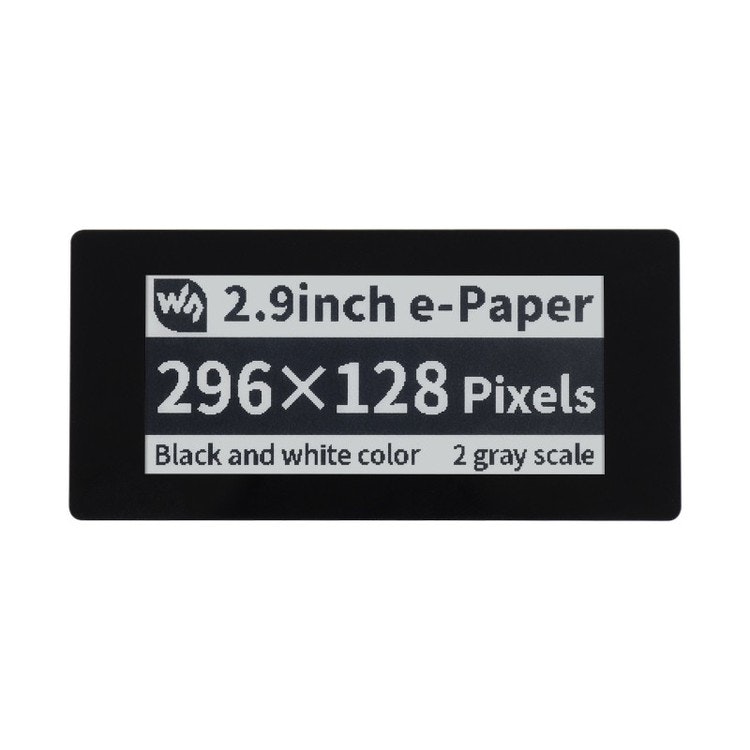 2.9inch Touch E-Paper E-Ink Display HAT for Raspberry Pi, 5-Points Capacitive Touch