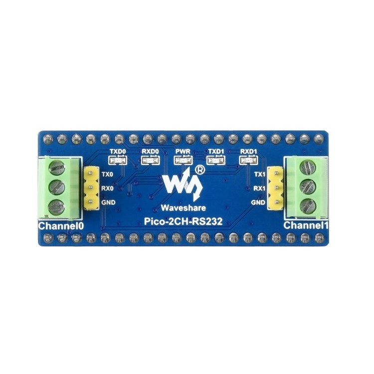 2-Channel RS232 Module for Raspberry Pi Pico, SP3232EEN Transceiver, UART To RS232