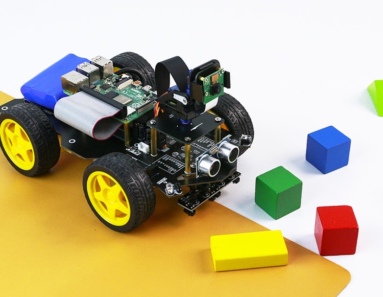 Raspbot AI Vision Robot Car with FPV camera for RPi5