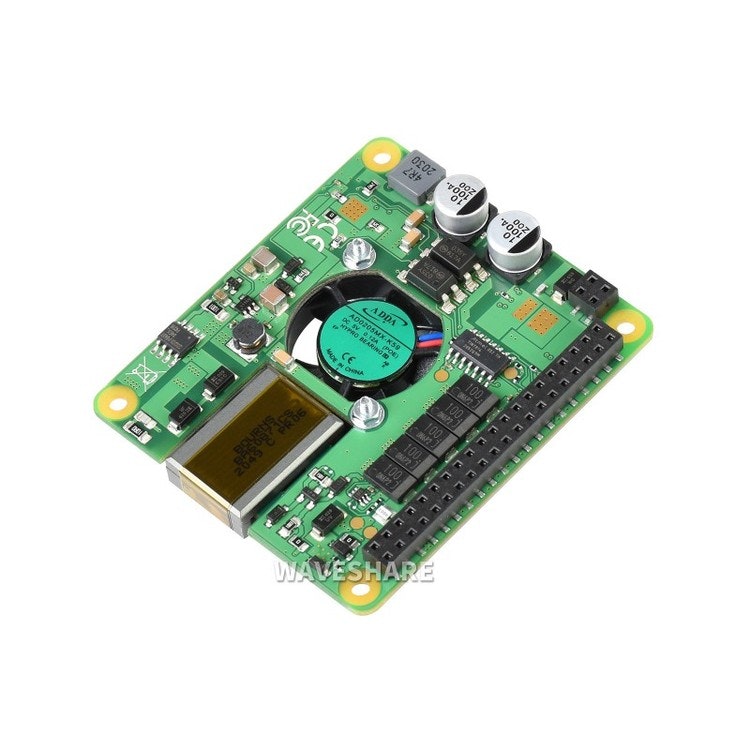 Raspberry Pi PoE+ HAT for Raspberry Pi 3B+/4B, 802.3af/at-compliant