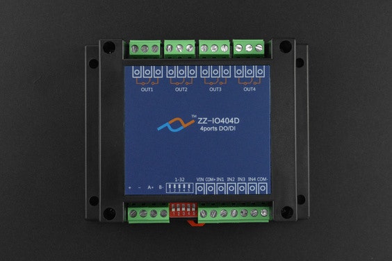 Industrial 4-Channel Relay Module adopts Modbus RTU protocol