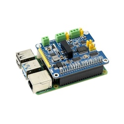 2-Channel Isolated CAN FD Expansion HAT for Raspberry Pi, Multi Protections