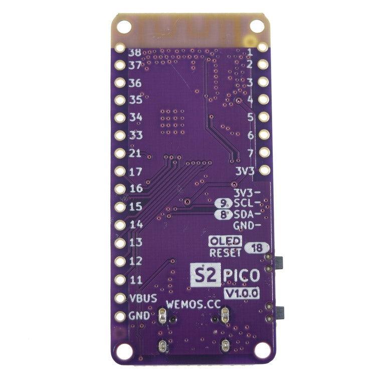 Lolin S2 Pico V1.0.0 Wifi board OLED based ESP32-S2FN4R2