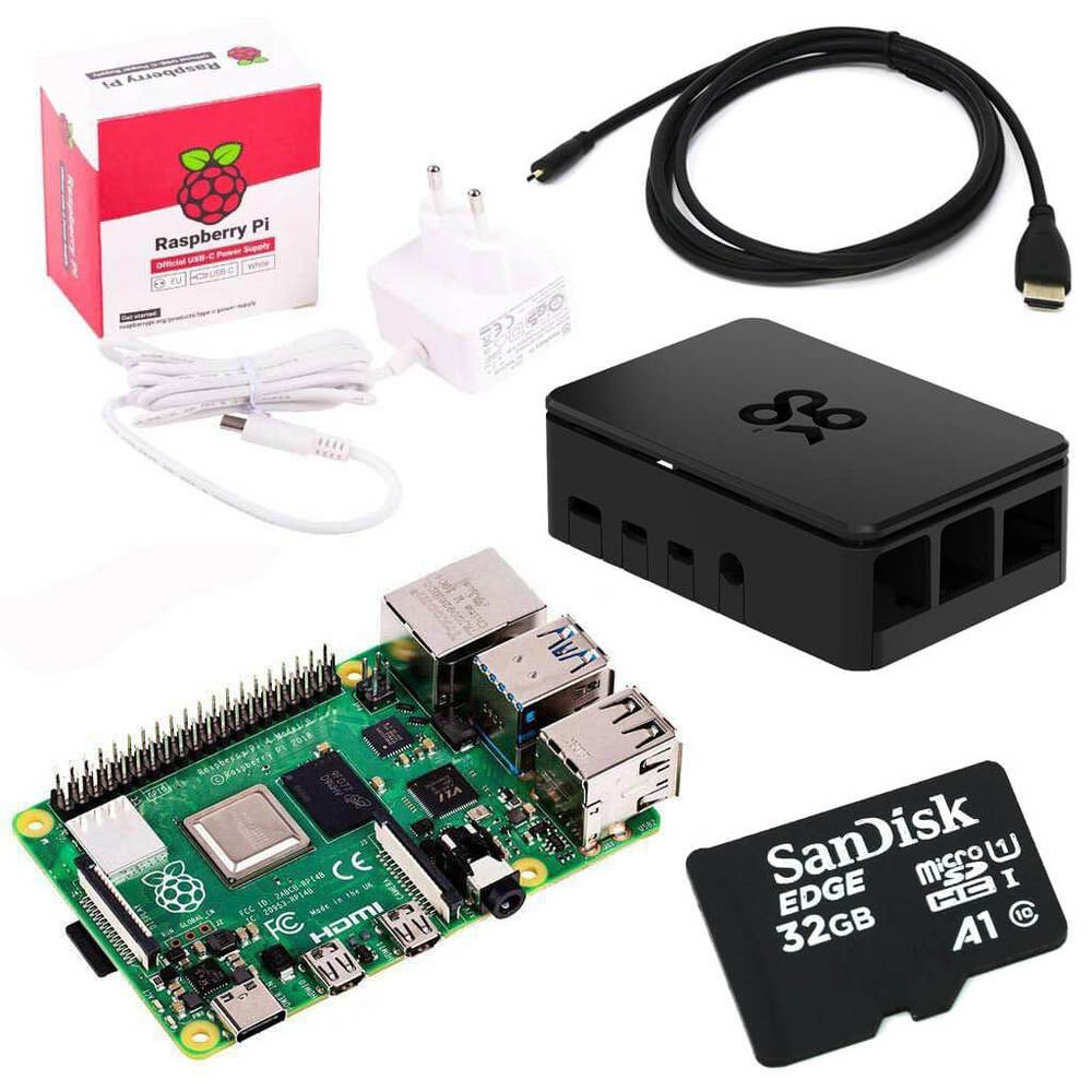Raspberry Pi 4 Model B 4GB or 8G Starter Kit - HiTechChain