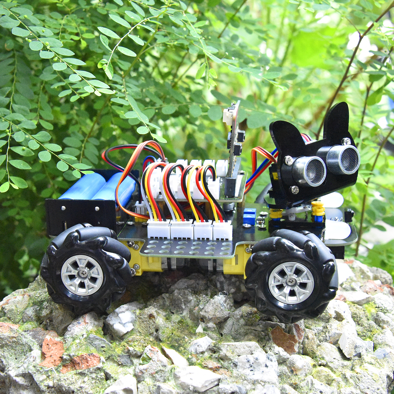 Keyestudio Micro:Bit V2 4WD Mecanum Wheel Robot Car Kit For Microbit STEM Toys Makecode & Python Programming