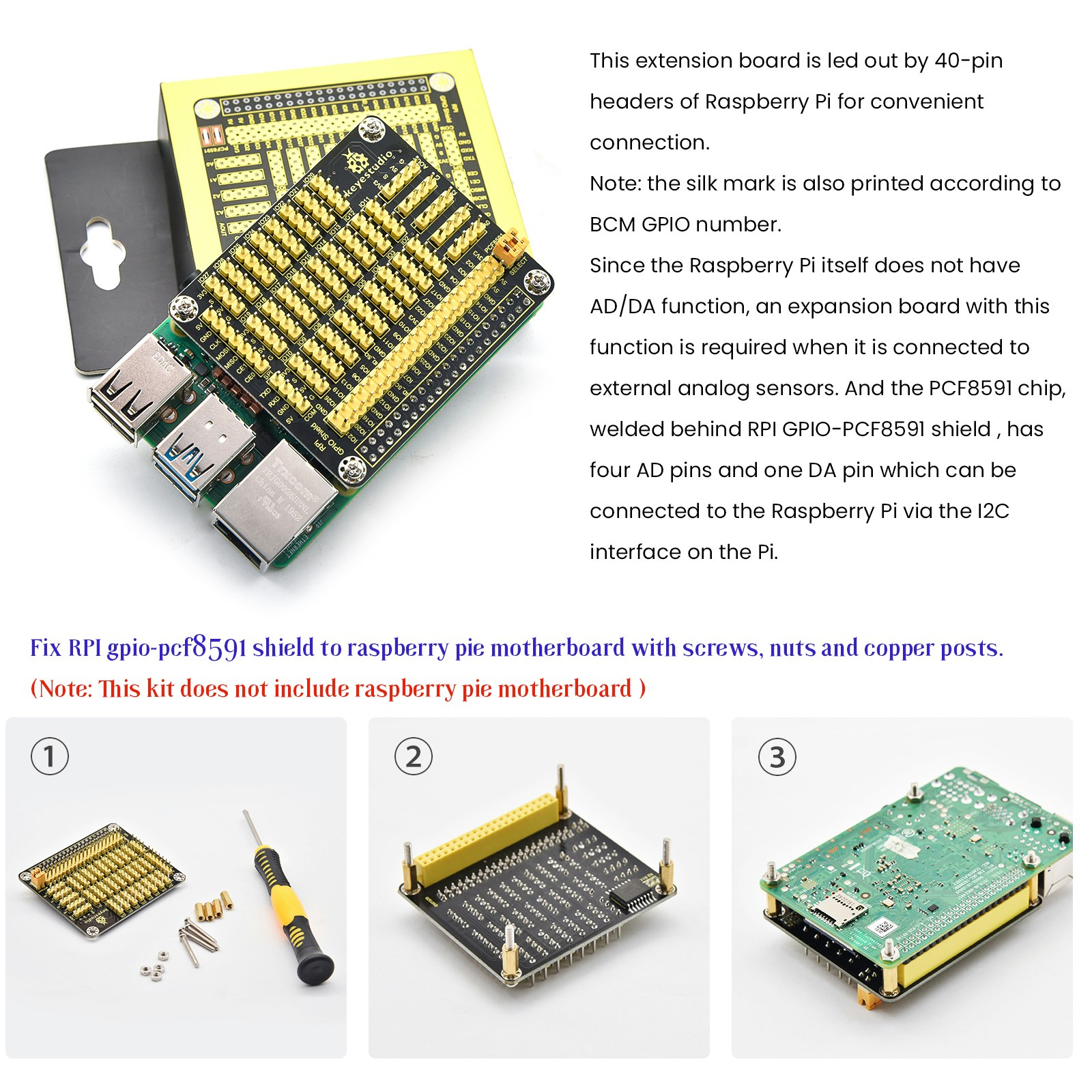 Raspberry Pi Kit Sensor Starter Module Kit For Raspberry Pi4B