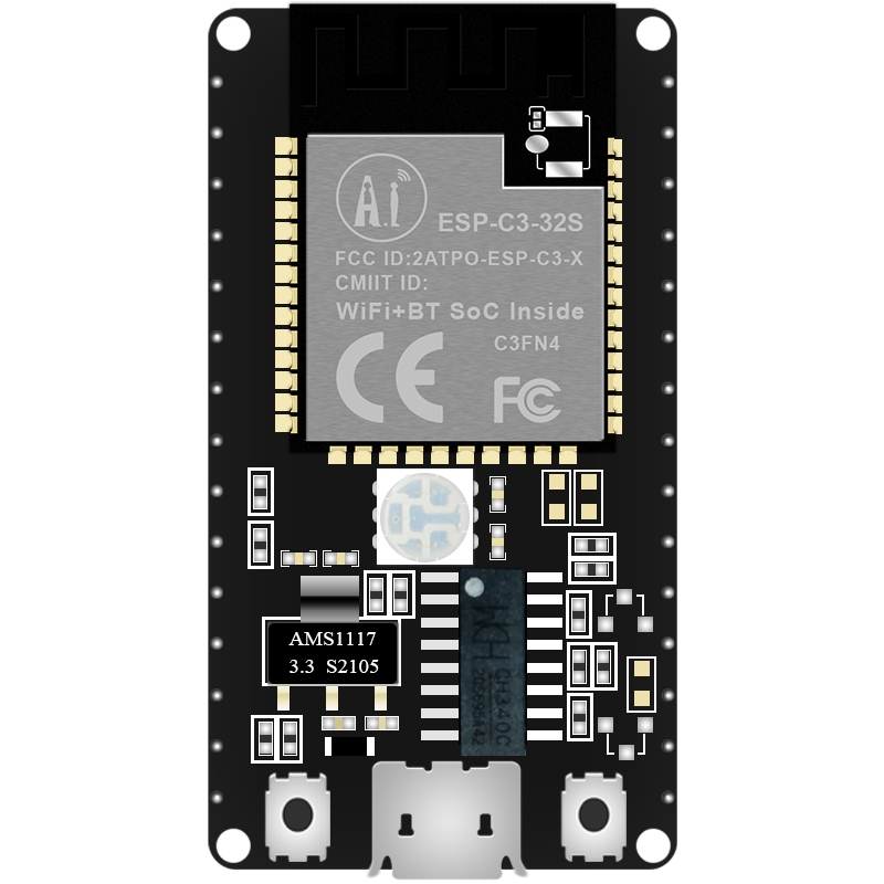 Ai-Thinker ESP-C3-32S-Kit Series Development Board Base On ESP32-C3 Chip