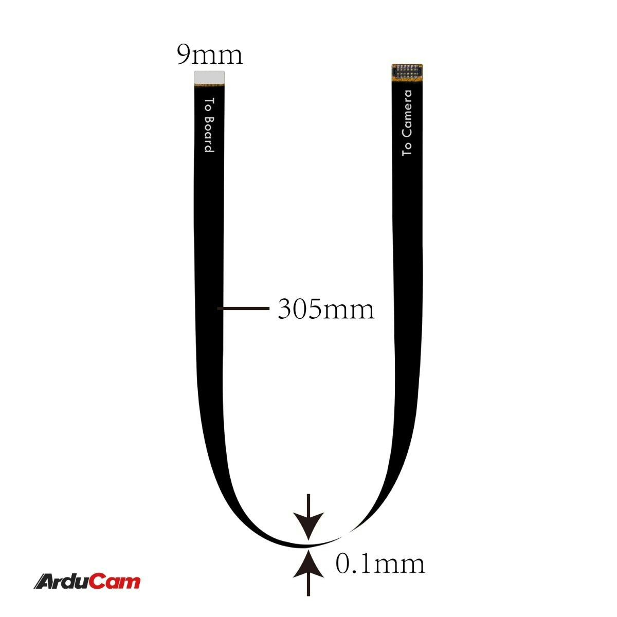 Arducam 300mm Extension Cable for Raspberry Pi and NVIDIA Jetson Nano Camera Module