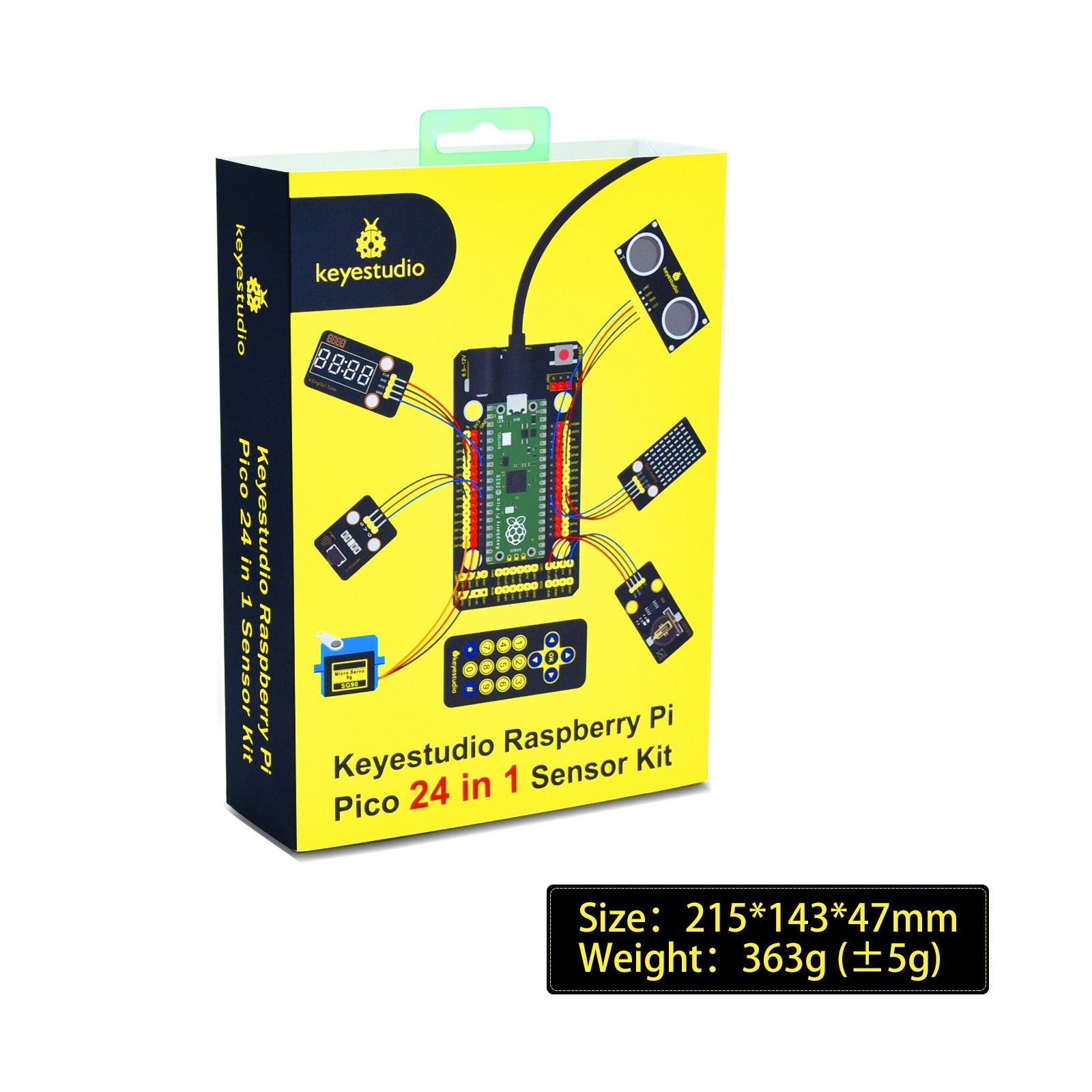 Keyestudio Raspberry Pi Pico 24 in 1 Sensor Learning Kit