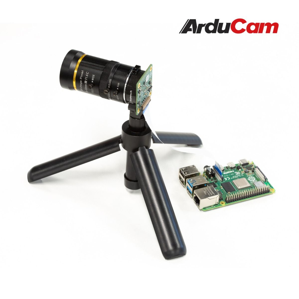 Arducam 8-50mm C-Mount Zoom Lens for IMX477 Raspberry Pi HQ Camera