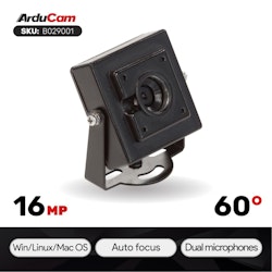 Arducam 16MP Autofocus USB Camera 4K Video Webcam with Microphone