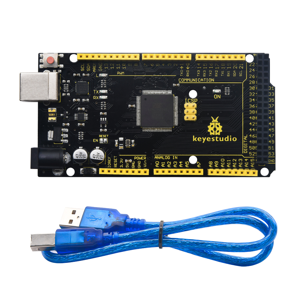 Keyestudio MEGA Development 2560 Board Compatible with Arduino Mega 2560 R3 REV3