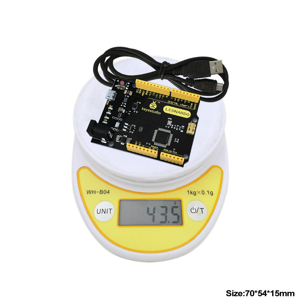 KEYESTUDIO Leonardo R3 Microcontroller Development Board with USB Cable