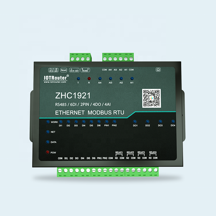 MQTT Protocol Rs485 To Ethernet IO Controller With Pulse Counting System