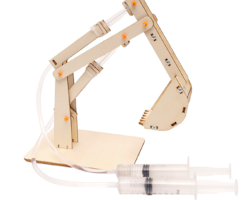 Hydraulic Wooden Excavator Educational Toys