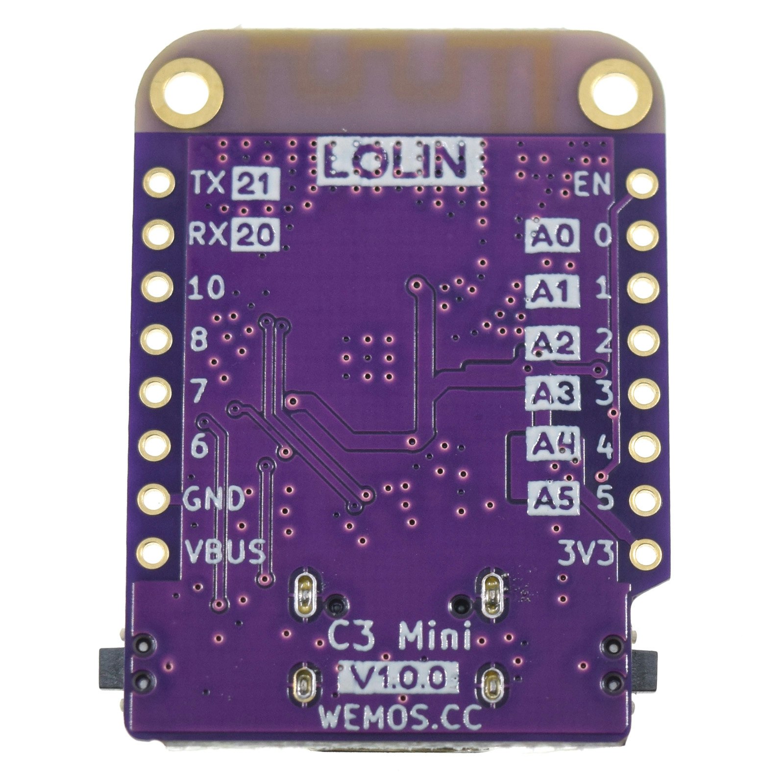 C3 Mini V1.0.0 - LOLIN WIFI Bluetooth 5 LE BLE IOT Board