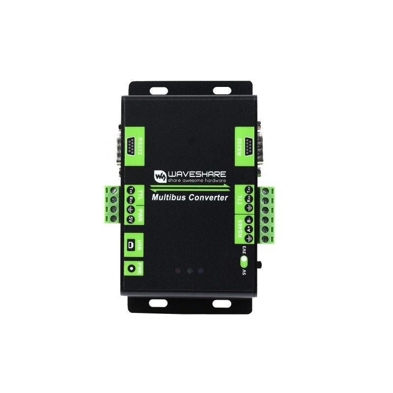 Industrial Isolated Multi-Bus Converter, USB / RS232 / RS485 / TTL Communication